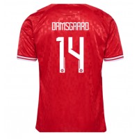 Danmark Mikkel Damsgaard #14 Hemmatröja EM 2024 Kortärmad